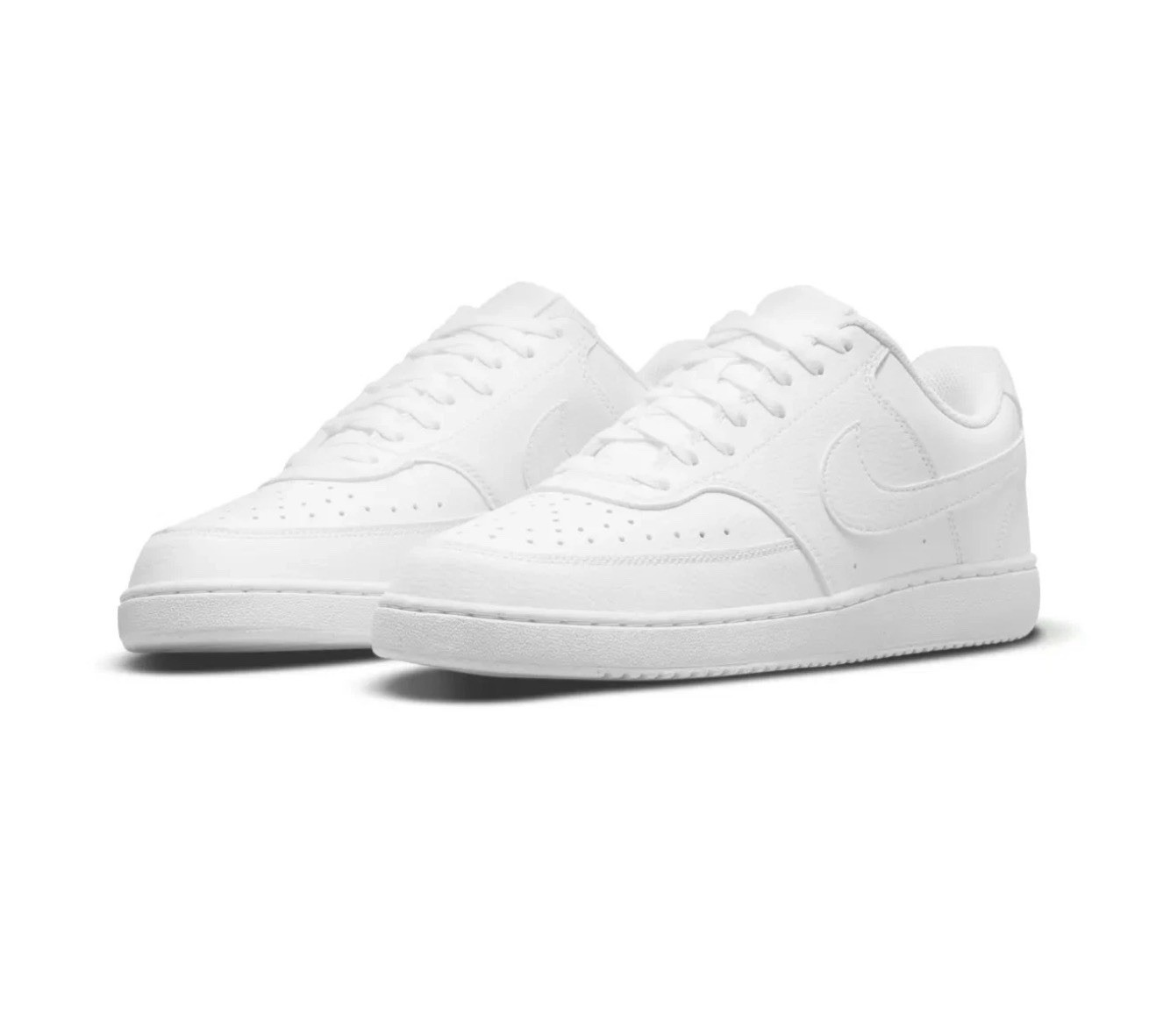 Nike Men’s Court Vision Low NN White Sneakers Shoes, DH2987-100 Size 8