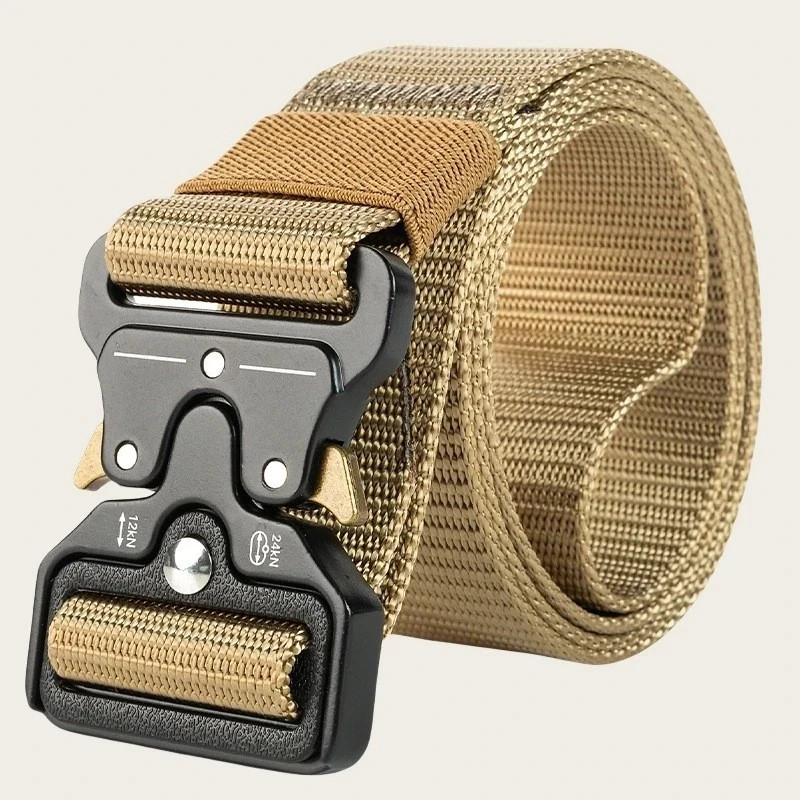 MEN Casual Military Tactical Army Adjustable Quick Release Belts Pants Waistband