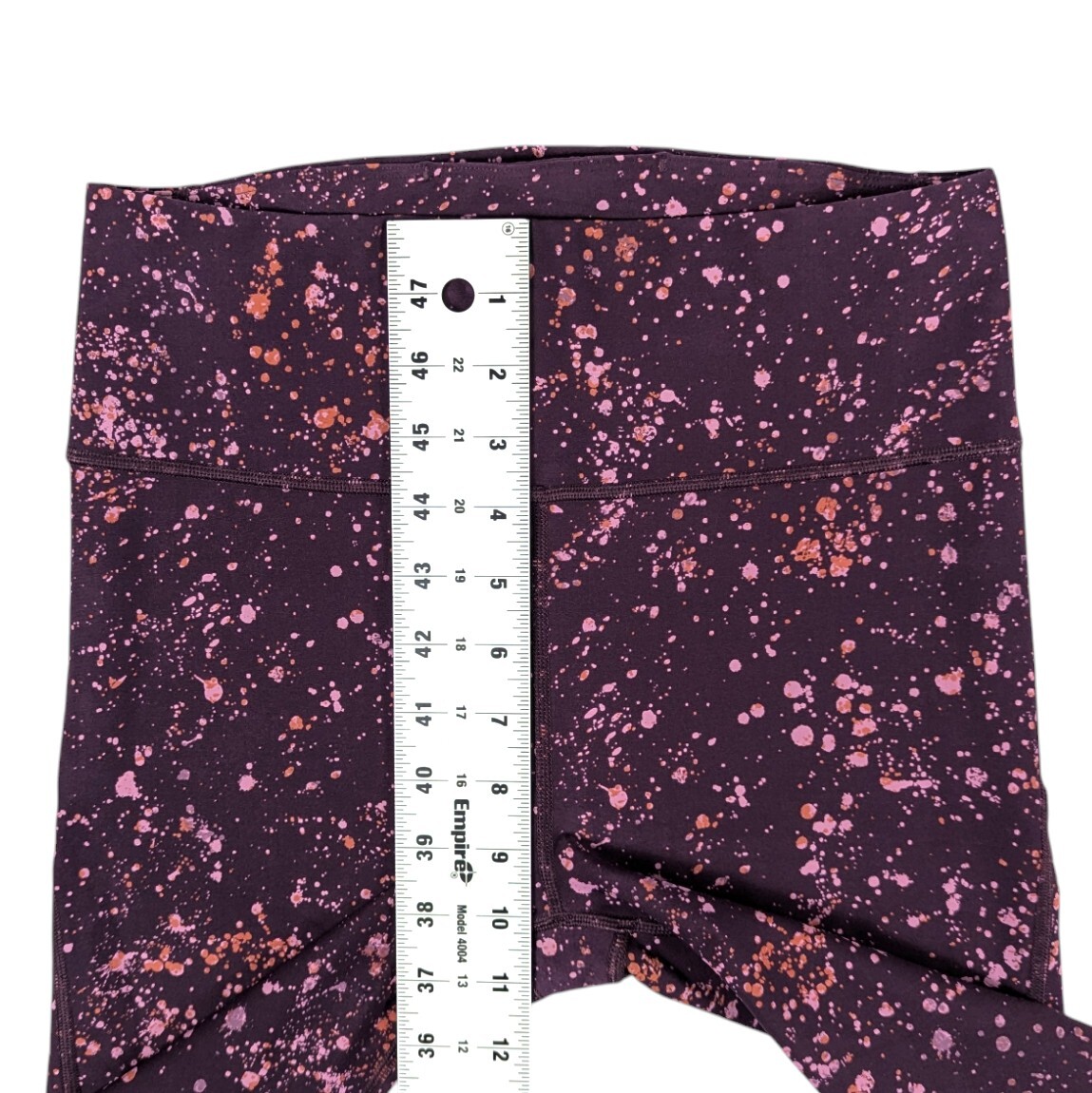 Athleta Ultimate Stash Pocket Splat Capri Tight Leggings Women’s S Small Maroon