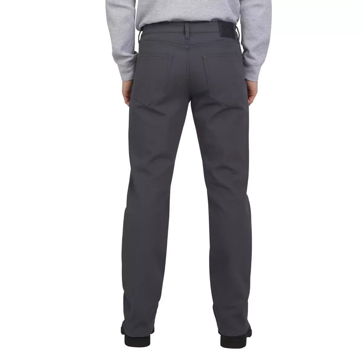 WeatherProof Men’s Vintage Stretch Canvas Fleece Lined Pant, Blue Size 34×32