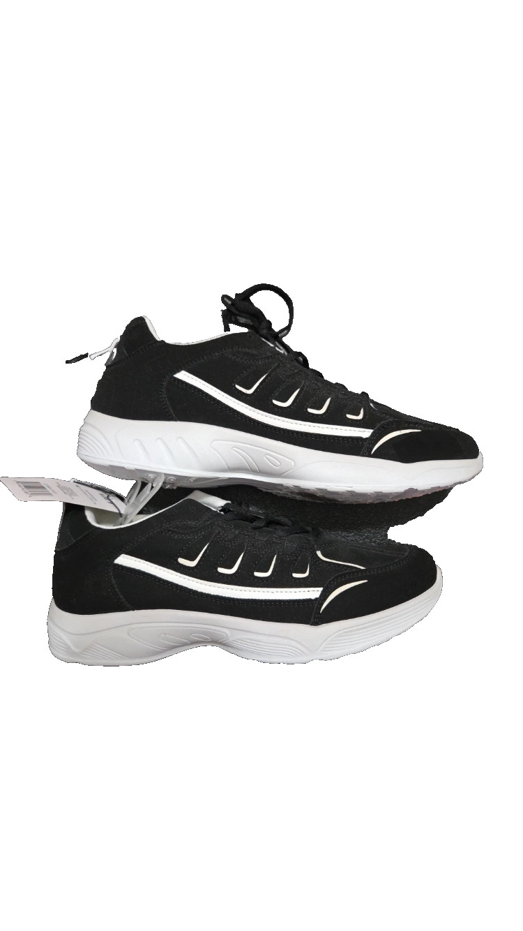 OT Revolution Mens Size 8 Black Athletic Sneakers Lace Up Running Shoes