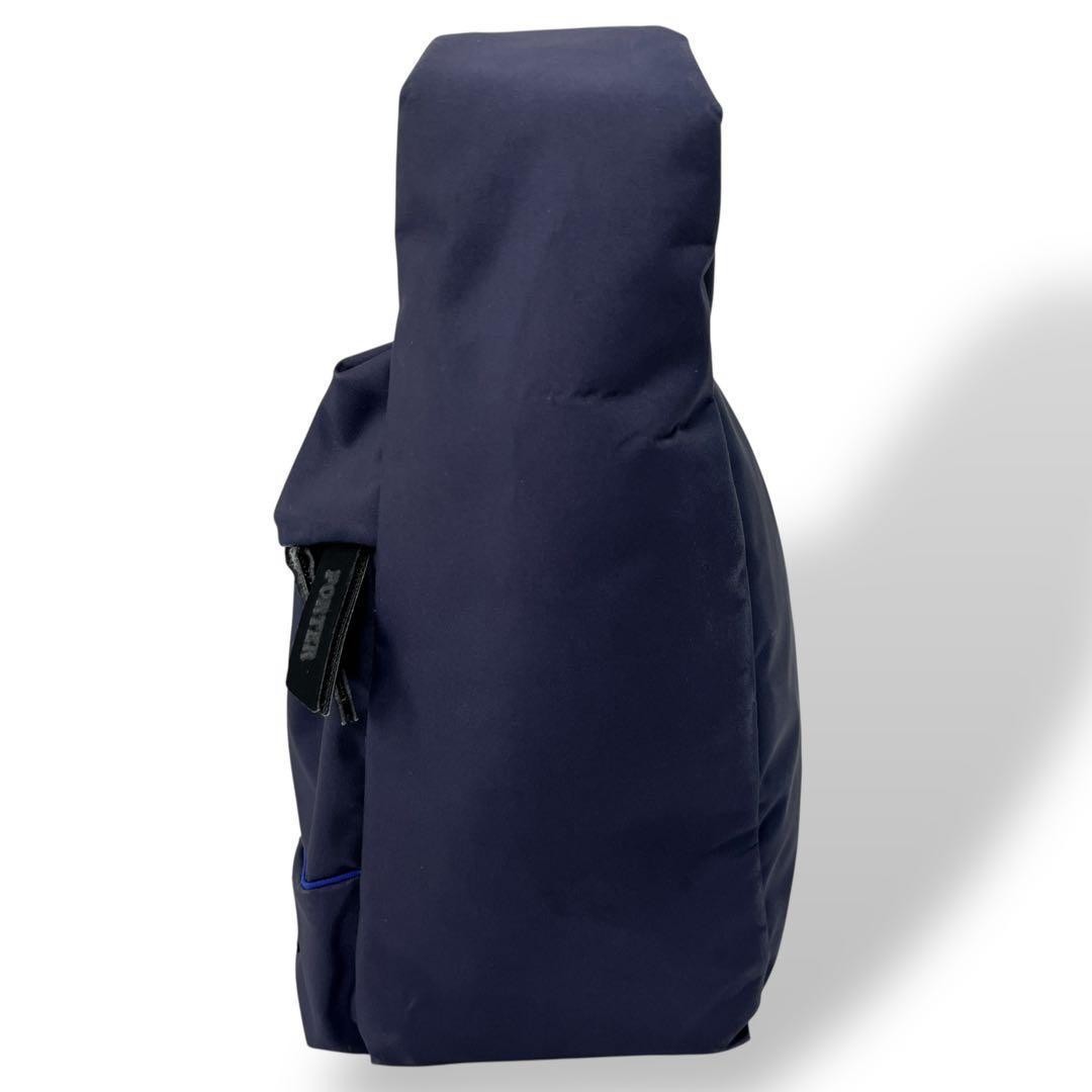 Porter Girl Mousse Navy Nylon Half Moon Shoulder Bag Used