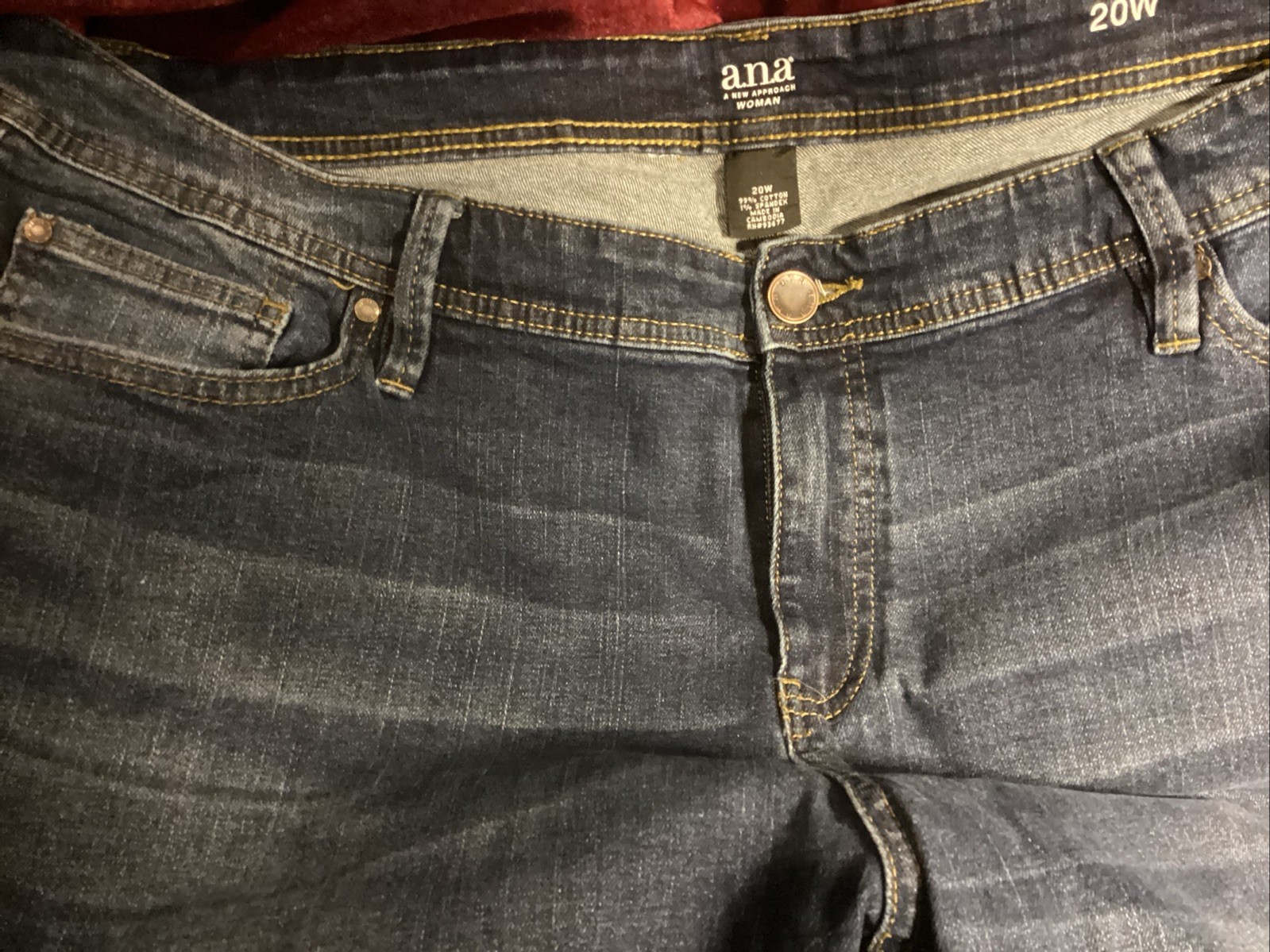A.n.a A New Approach Shorts Size 20W Mid Rise Blue Denim