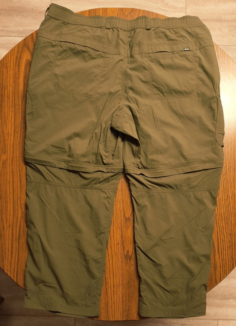Lot of 2 Rei Co-op Convertible Pants Mens 48×30 Green Cargo 23414 Hiking