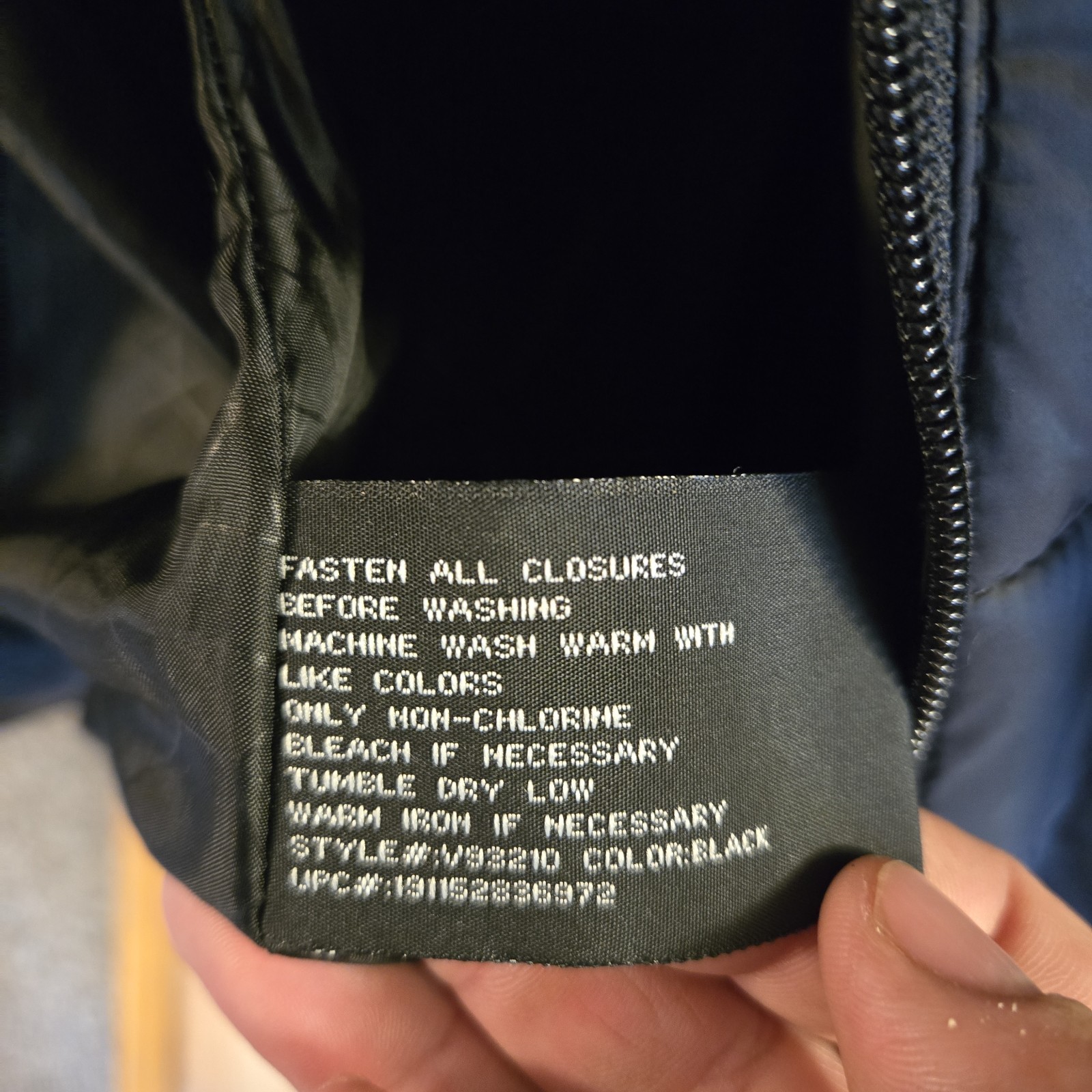 ZeroXposur Black Label Men’s Breathable Jacket XXL Black Zipper Button