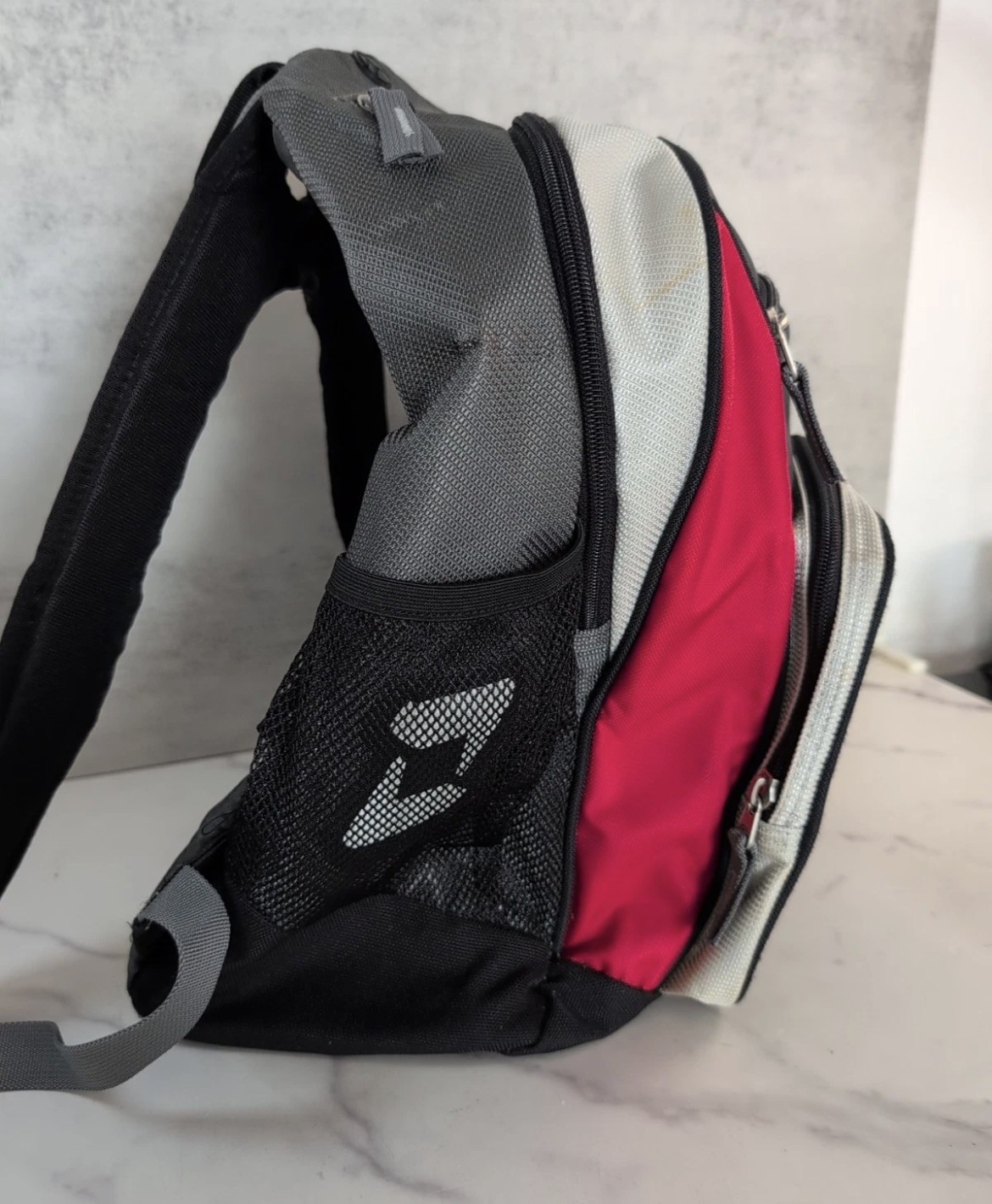 Vintage Ogio Mojo Backpack Gray Red & Black