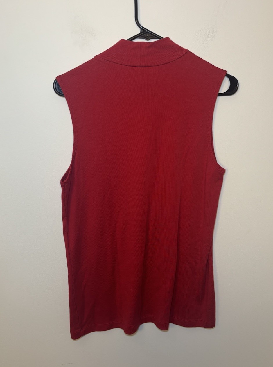 Croft & Barrow Red Tank Large