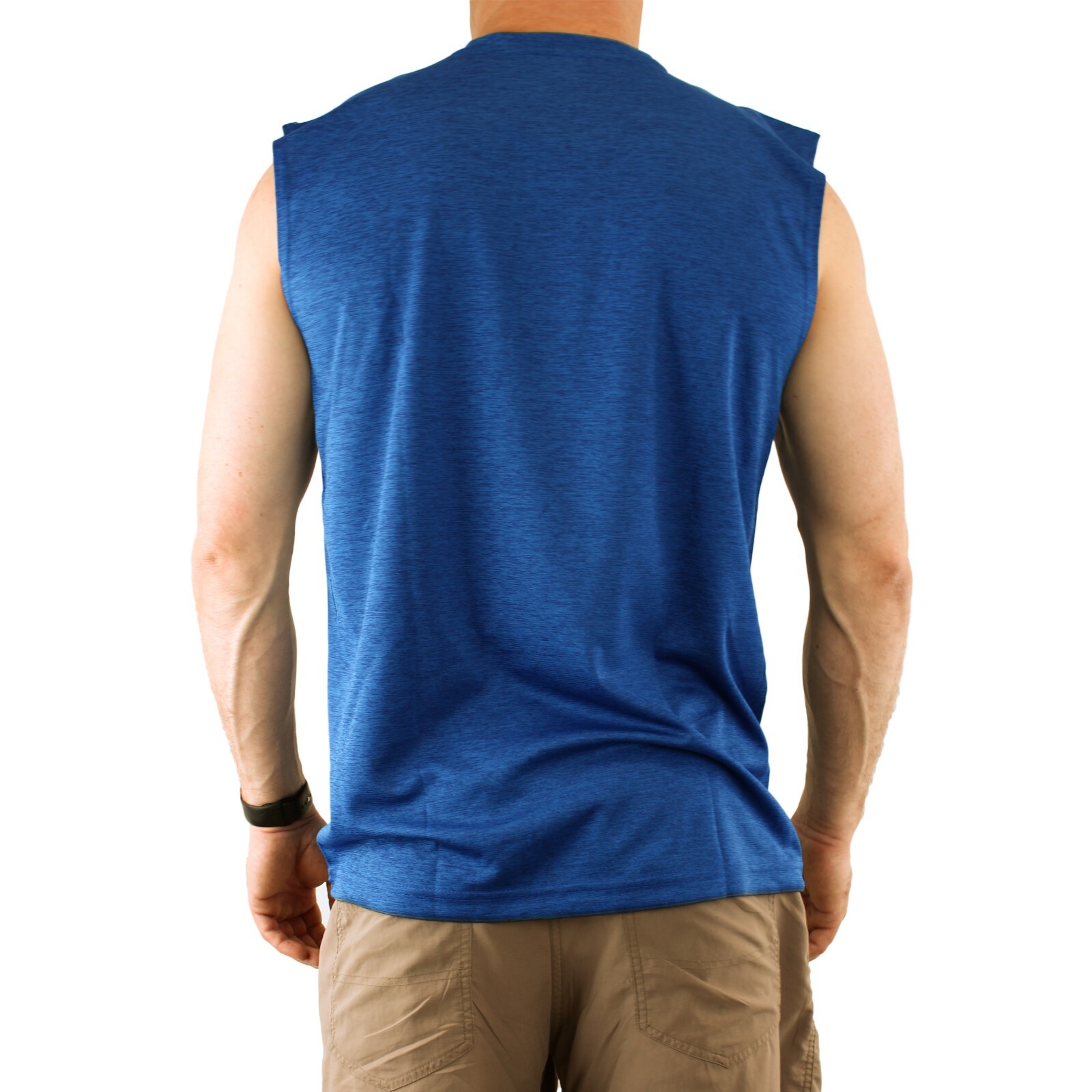Champion Men’s Muscle T-Shirt Sleeveless Double Dry Moisture Wicking Sports Tee
