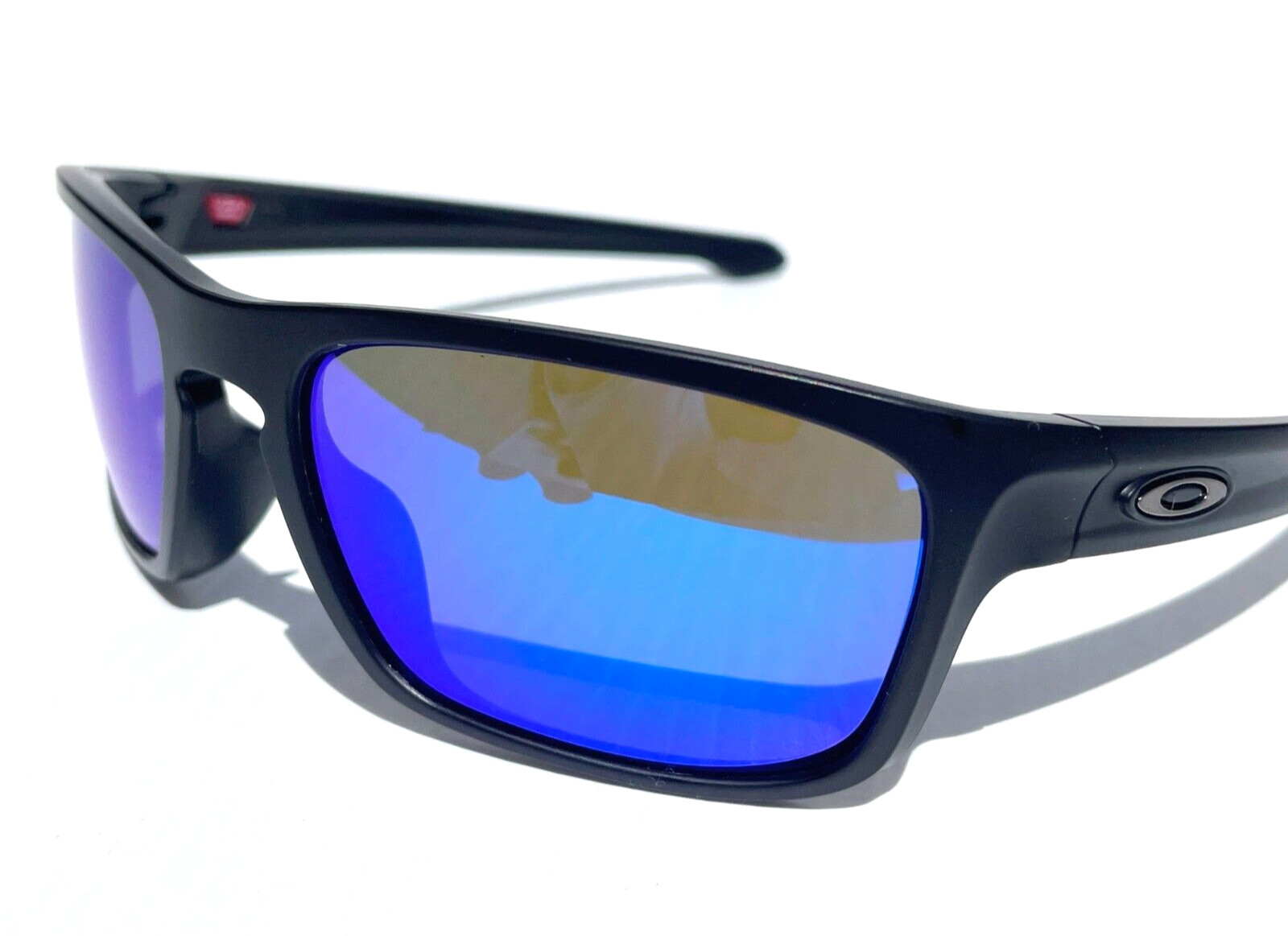 NEW Oakley SLIVER STEALTH Matte Black POLARIZED Galaxy Blue Sunglass Lens 9408
