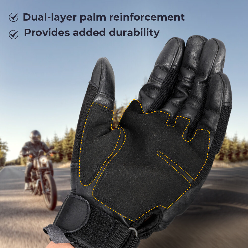 Touch Screen Motorcycle Full Finger Gloves Motorbike Riding Protective Gear Men