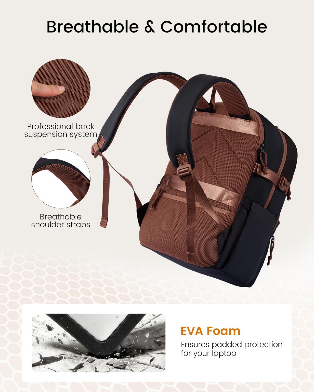 Laptop Backpack with Cute Pendant,17.3 Inch Travel Work Backpack Computer Lap…