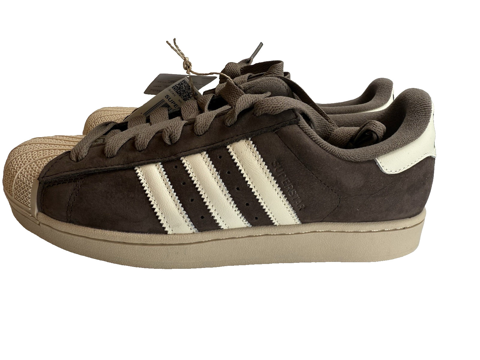 adidas Superstar II Brown Unisex (Men Size 12.5, Women Size 13.5) IH9314