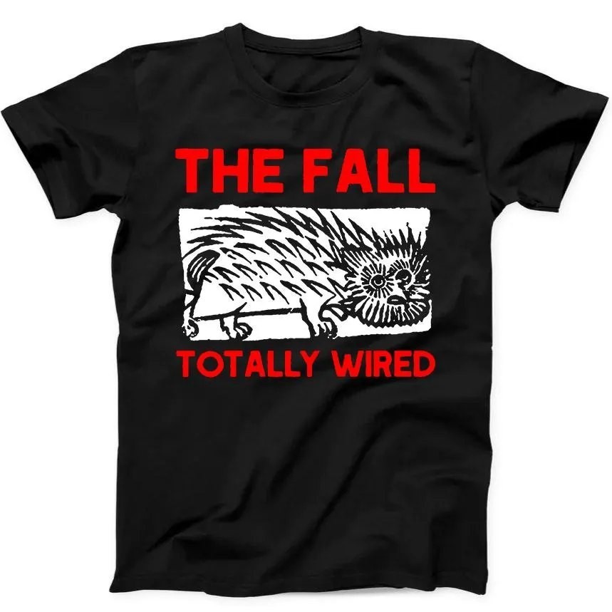 The Fall Totally Wired Graphic T-Shirt Post Punk Black Unisex Tee – T842