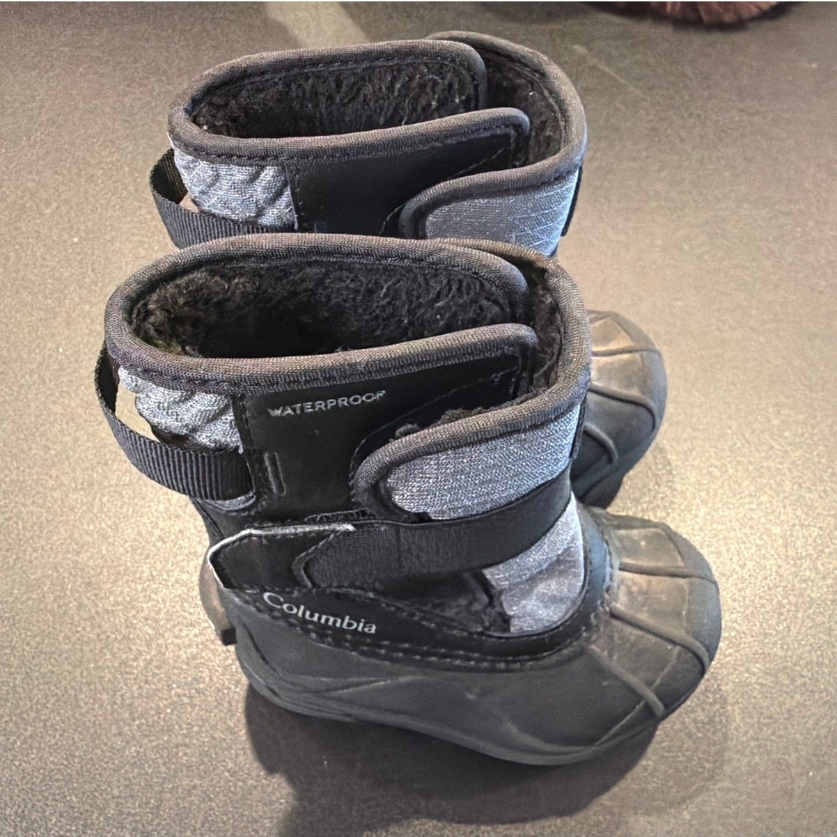 Columbia Bugaboot Celsius Strap Waterproof Snow Boots, Black, Toddler Size 6C