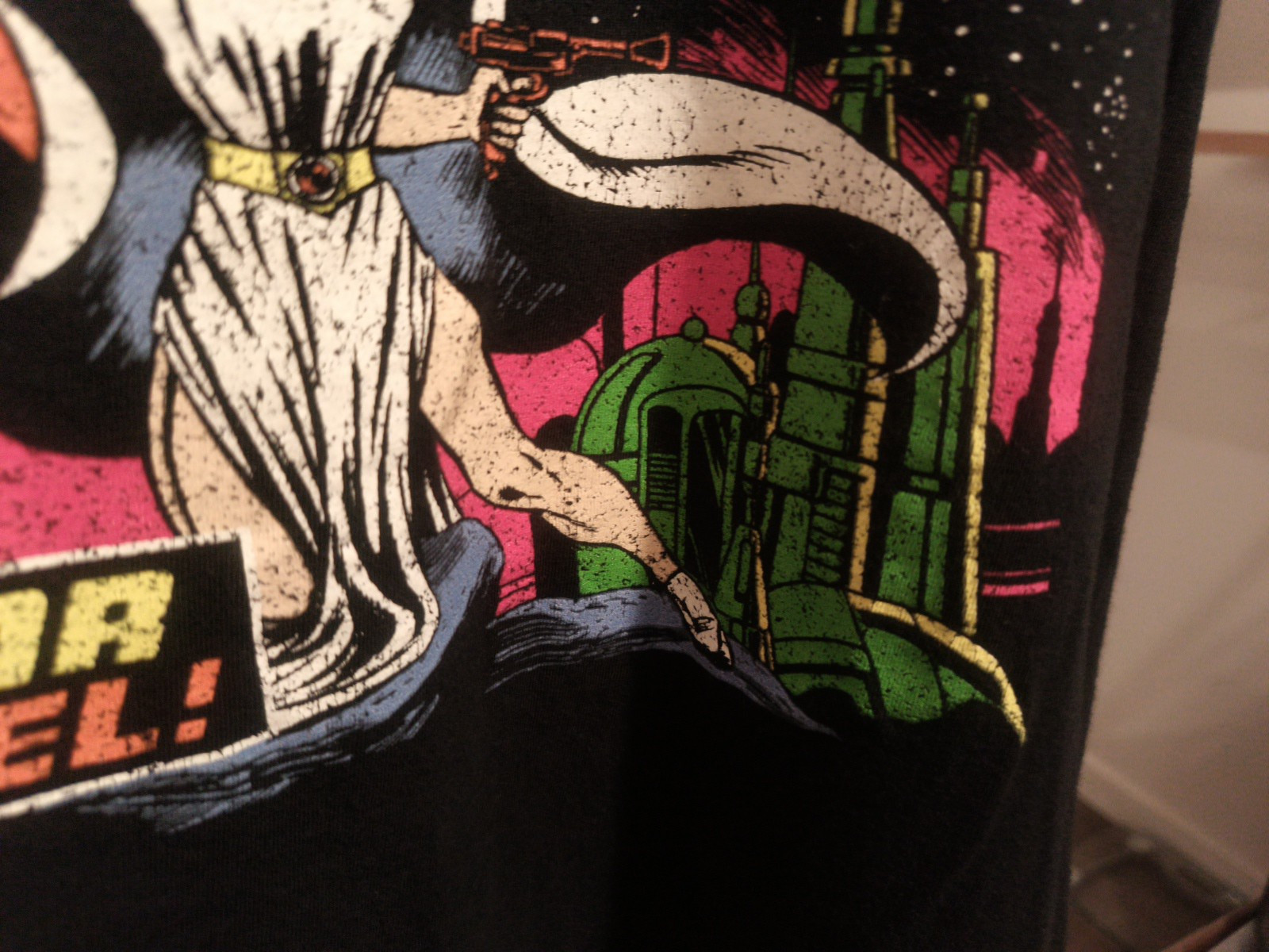 Star Wars Comic Promo TShirt Adult L Black Mad Engine Luke Skywalker Darth Vader