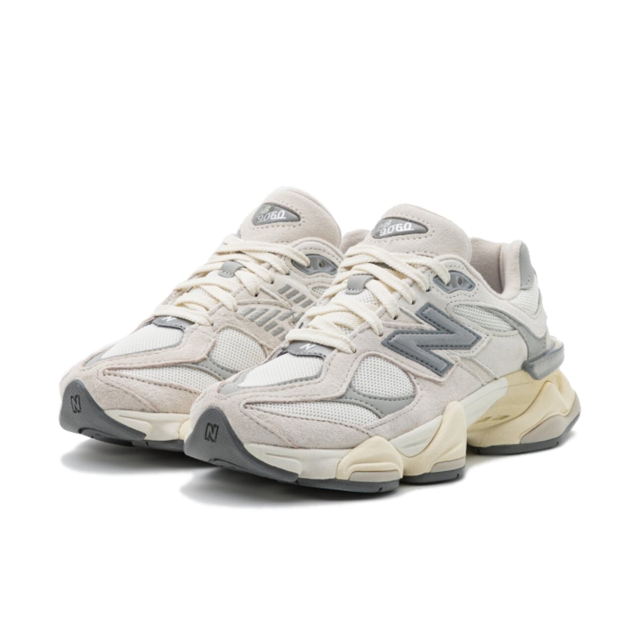 New Balance 9060 Mens Sea Salt White Sports Sneaker U9060ECA
