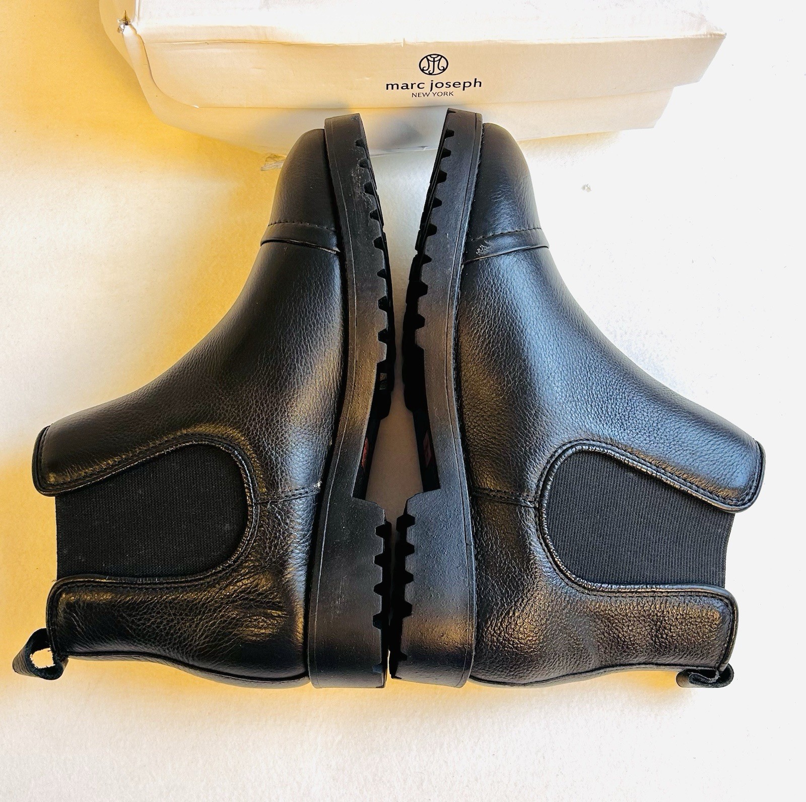 New Marc Joseph Tremont St Black Napa Soft Ankle Boots Women / Sz 6.5