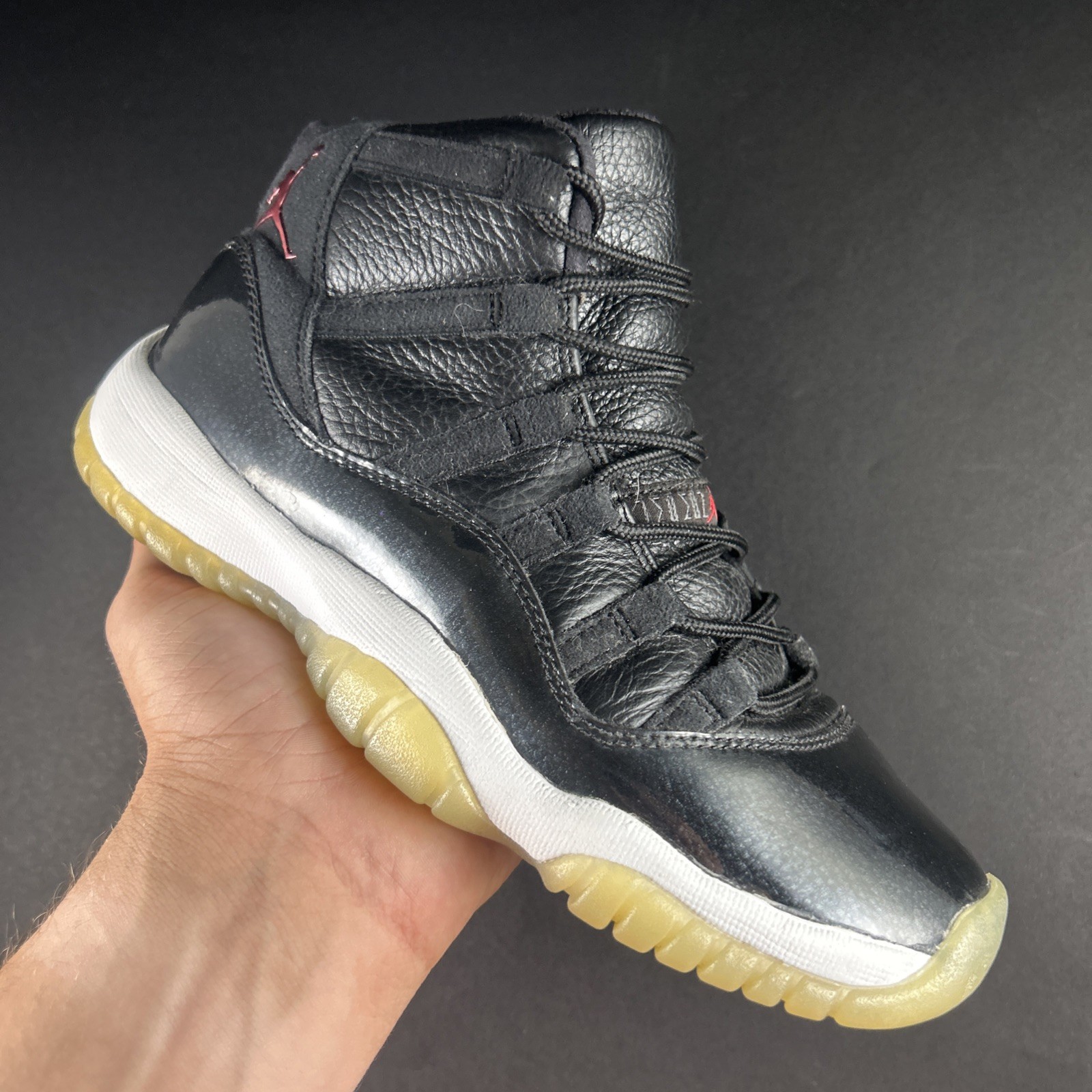 Youth Size 5.5Y – Nike Air Jordan 11 High “72-10” Sneakers – 378038-002