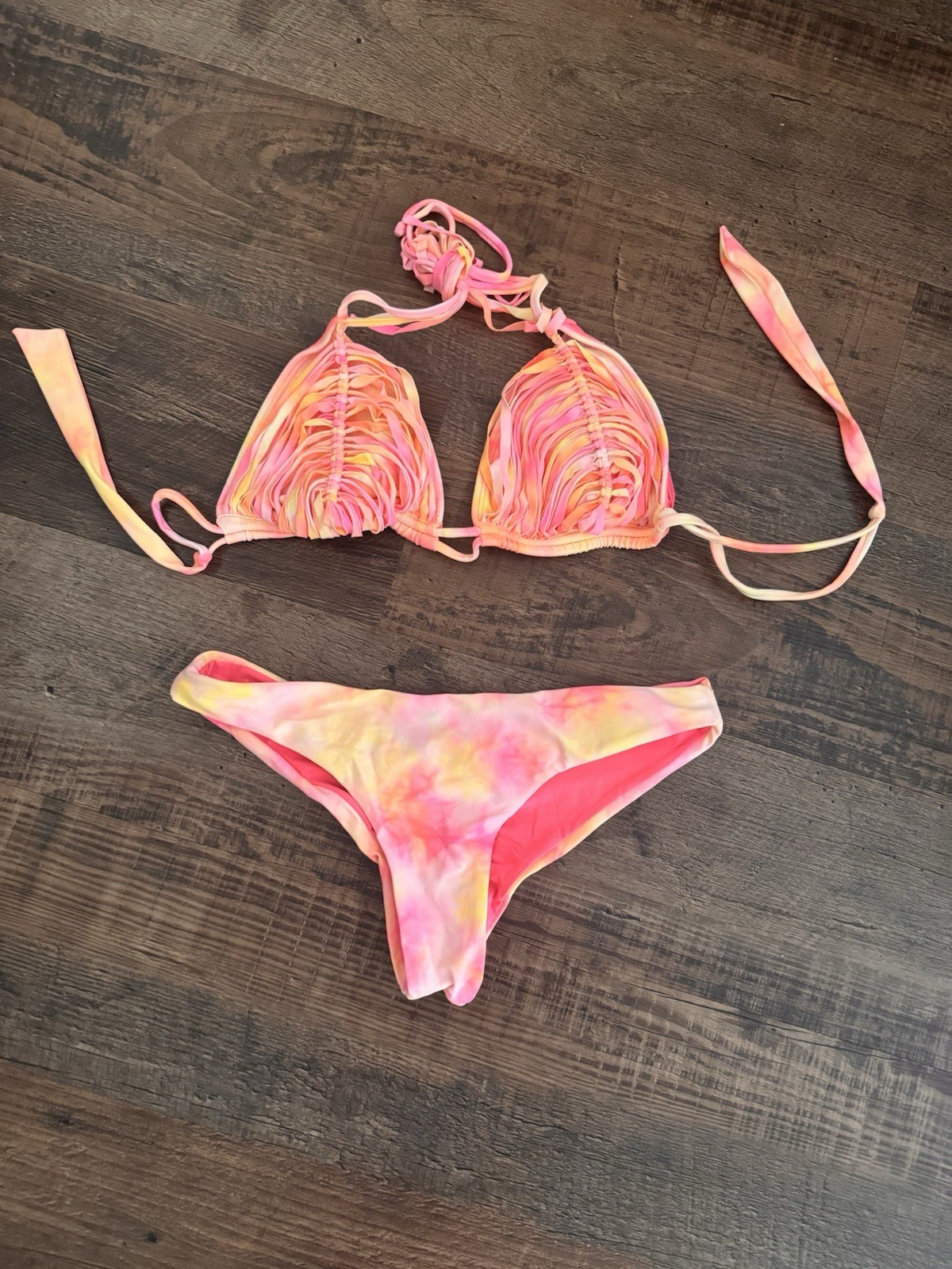PQ Bikini Set D Top Large Bottom Tie Dye