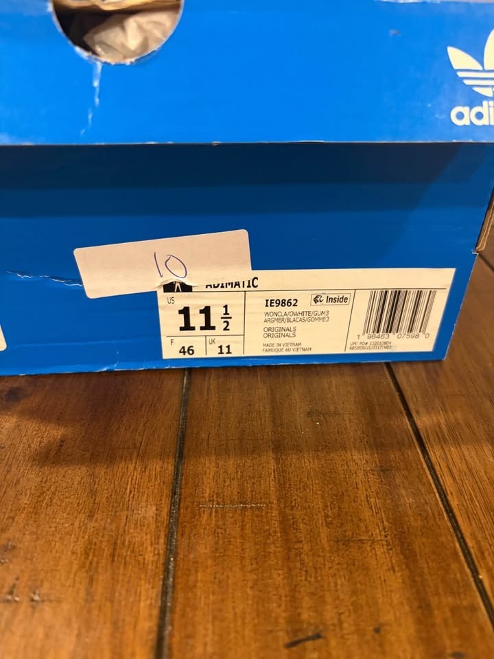 Size 11.5 – adidas Adimatic Wonder Clay