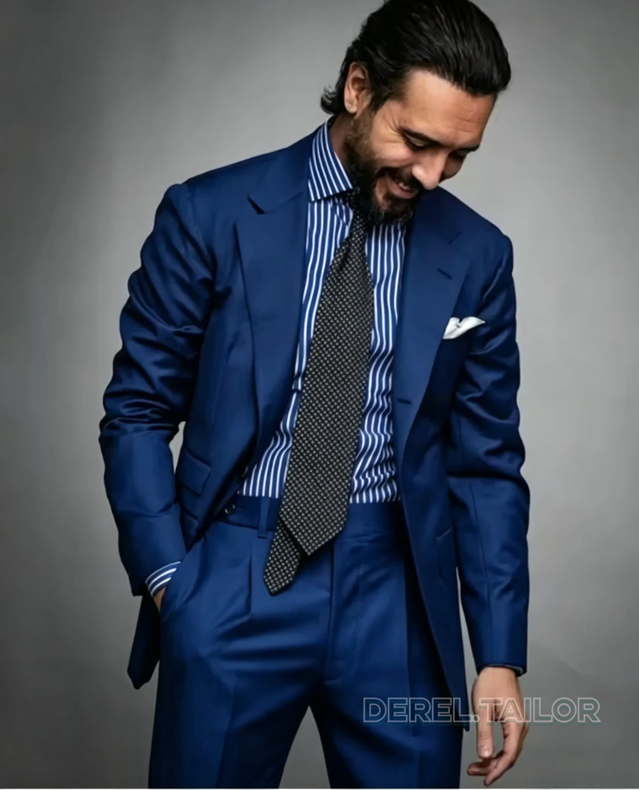 Men Suits 2 Piece Blazer Trouser Business Wedding Groom Formal Dress Suits