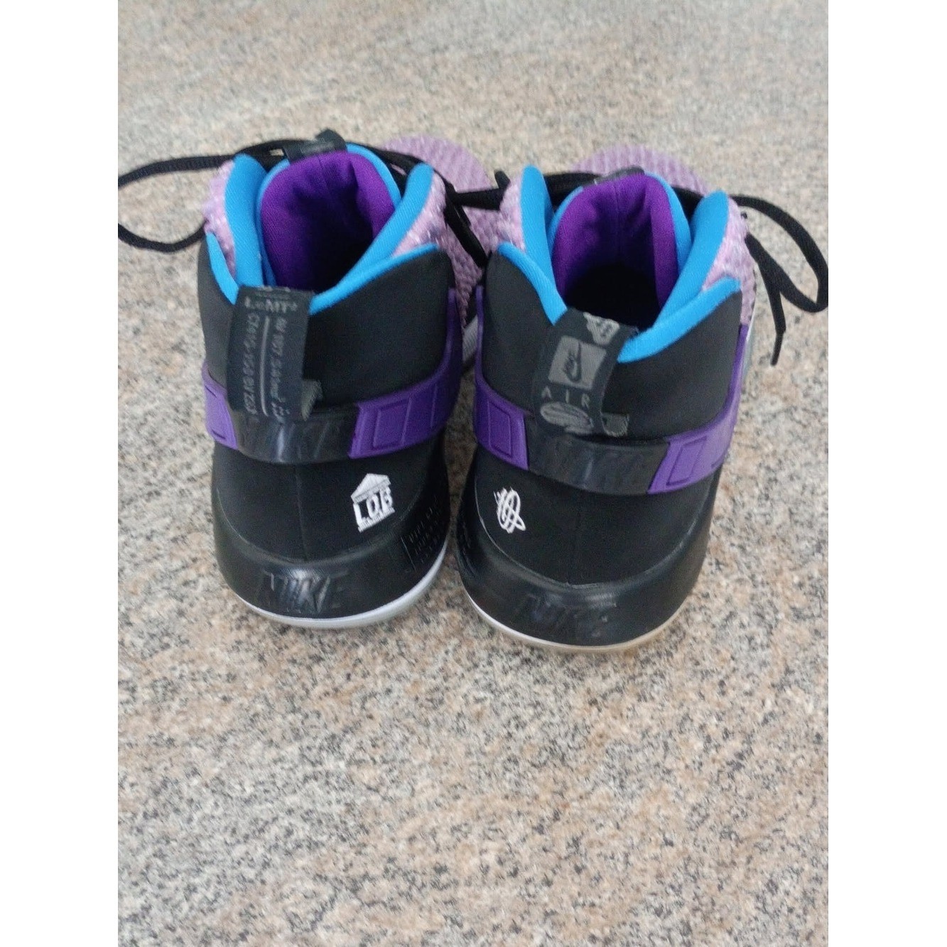 Nike AlphaDunk Huarache Fab Five Purple Basketball Shoes Men’s Size 10