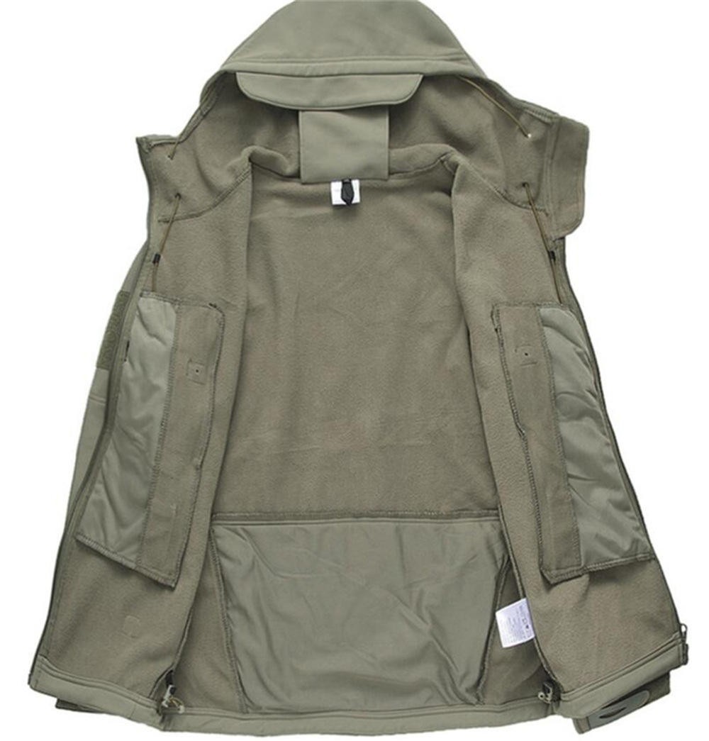 Men’s Waterproof Ski Jacket Winter Warm Jackets Snow Thermal Fleece Work Coat US