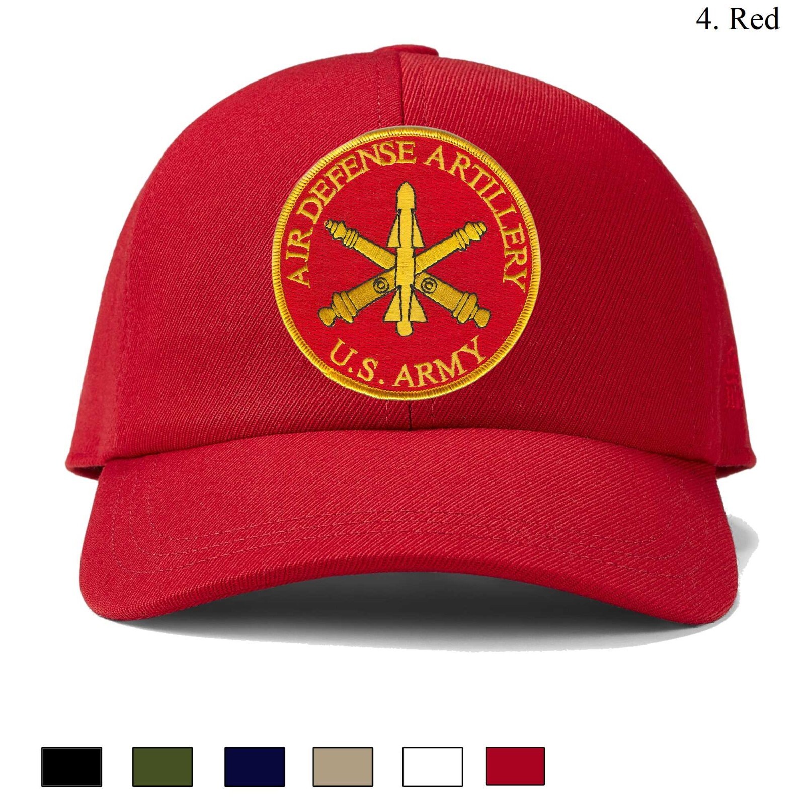 Embroidered Hat Air Defense Artillery, Veteran Cap, Trucker Hat, Baseball Cap
