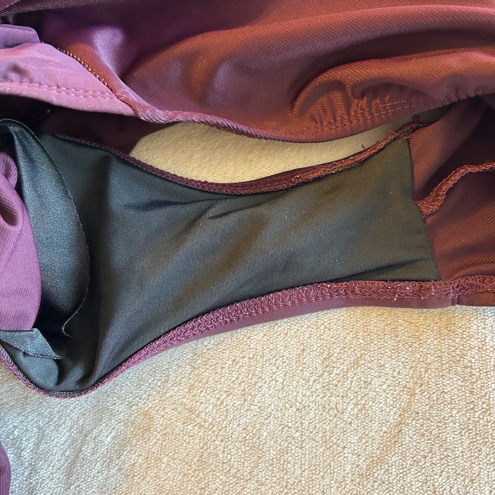 Miracle Suit Escape dark purple one piece swimsuit size 12 ruched slimming