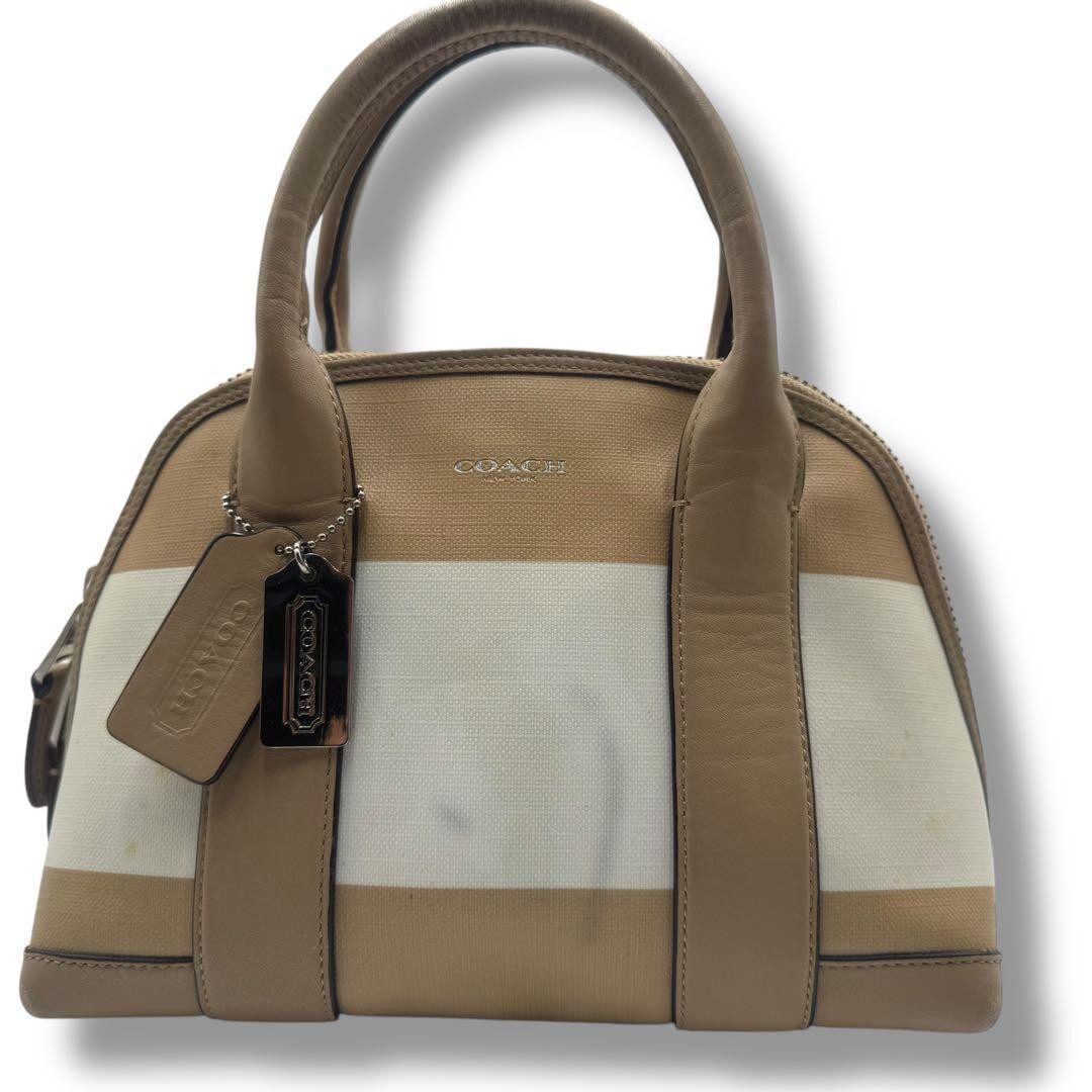 Good Condition COACH Bleecker Mini Preston Shoulder Bag Handbag
