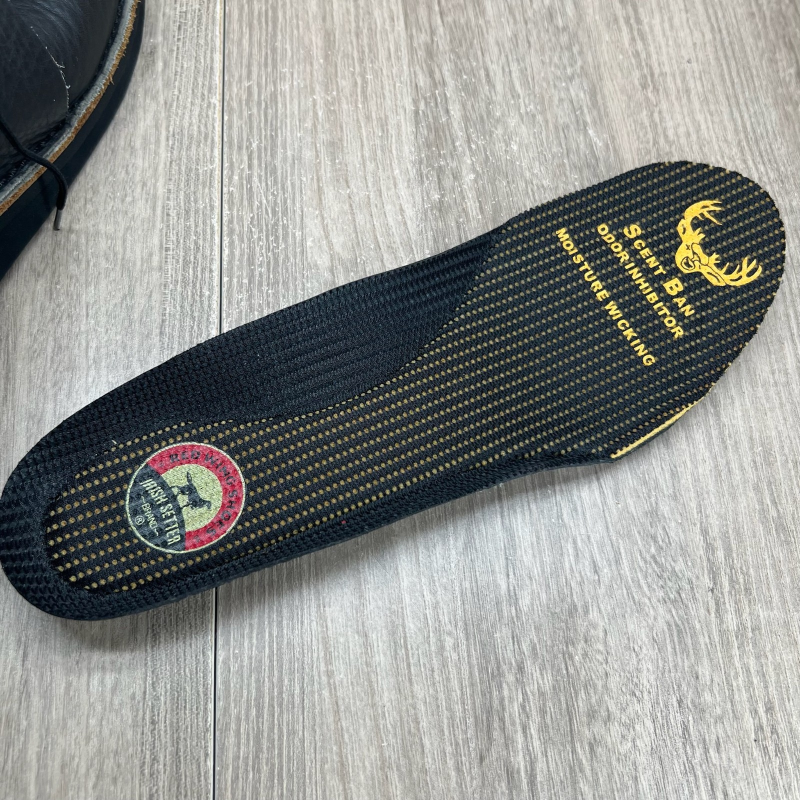 Irish Setter Men’s Leather Lace Up Chukka Boots Size 9.5 Removable Insole Black