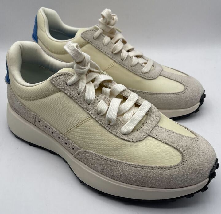 Cole Haan Men’s Grand Atlantic Textured Sneakers, Ivory/Whitecap Gray, C38116