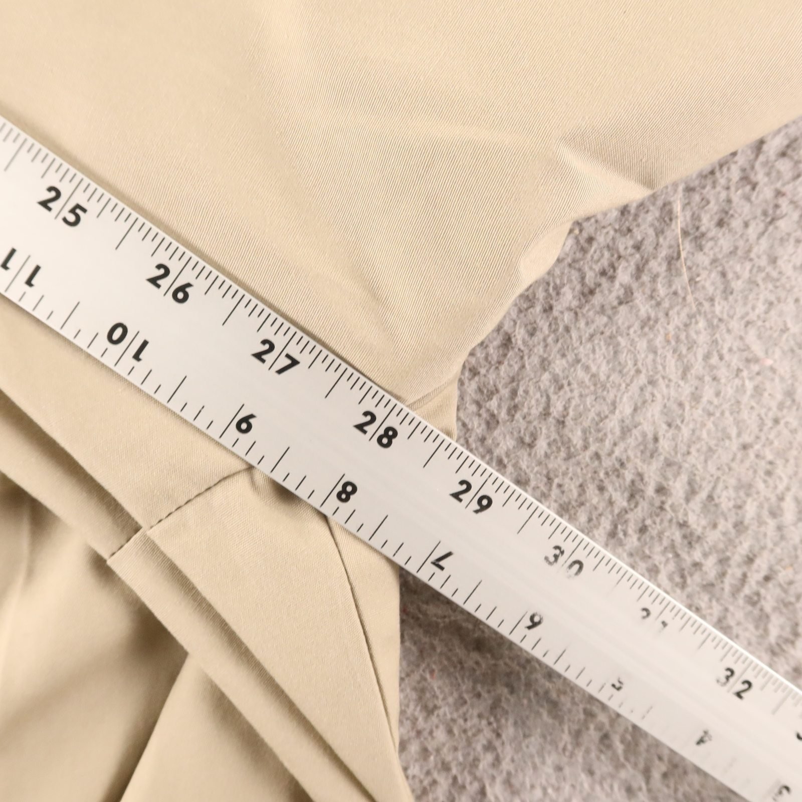 VTG Haspel Suit 42R M 40×29 Beige Jacket Pants Pleated Hopsack
