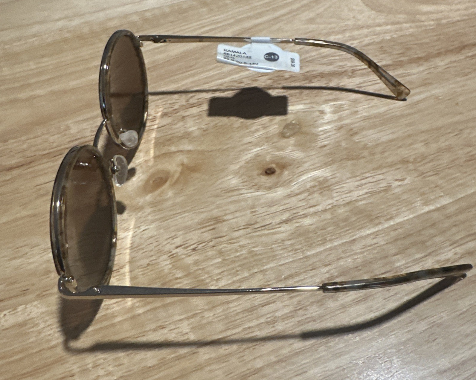 Keo Rx’able Womens Sunglasses, Kamala, Gold, 55.0-20.5-140