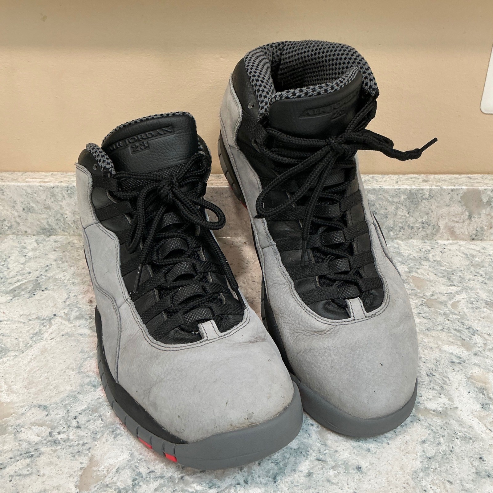 Jordan Shoes Air Jordan 10 Retro 14 Cool Grey Infrared Black 310805-023 Mens