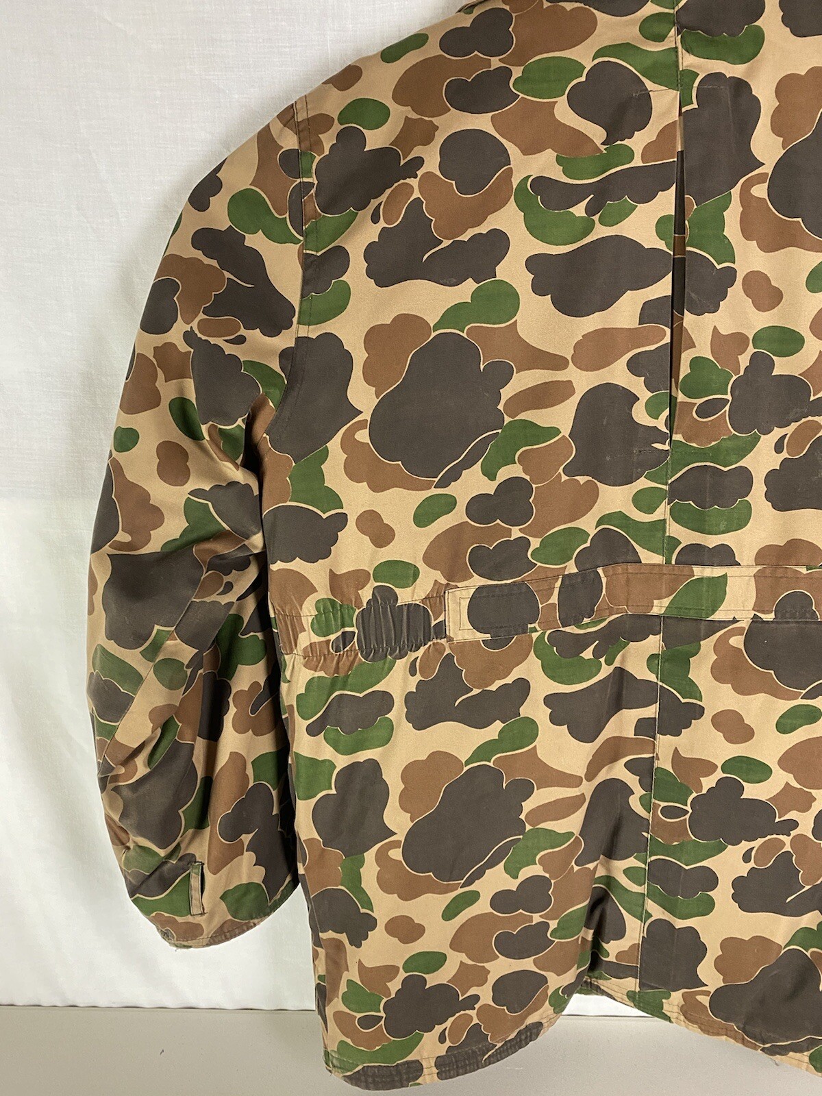 BIRCH CREEK OUTFITTERS VINTAGE DUCK CAMO PARKA JACKET Sz M