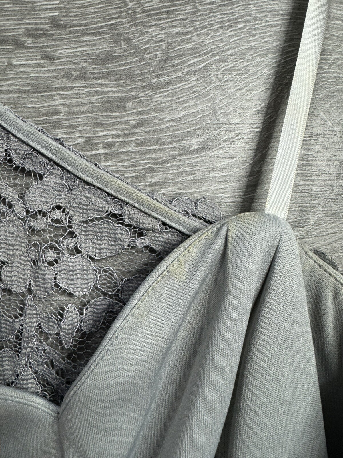 Gray Davids Bridal Dress Size 6 Floral & Lace Flower (Some Wear As Shown)