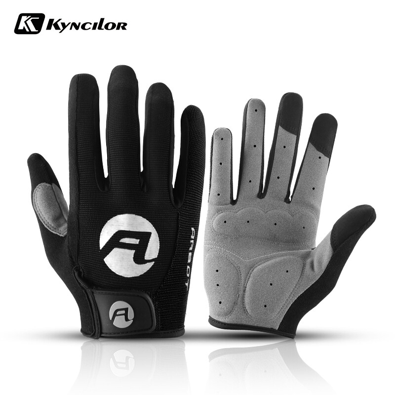 Bicycle Cycling Gloves Full Finger Anti Slip Gel Pad Motorcycle MTB Bike Gloves