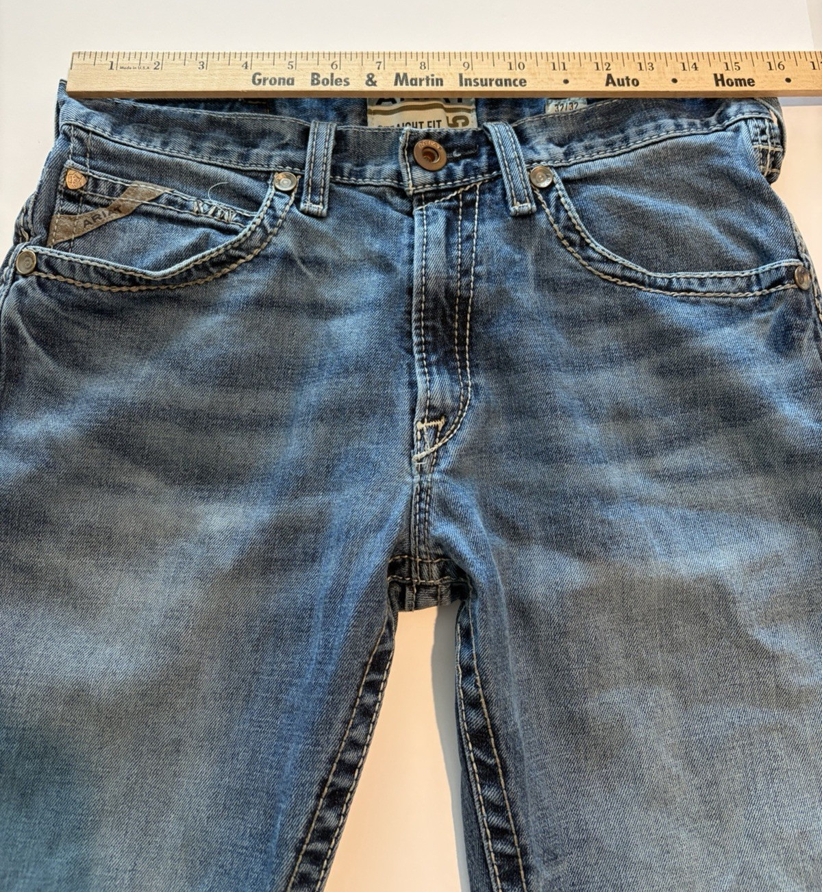 ARIAT M5 – Men’s Jeans – Straight Leg & Fit Western Denim Blue -Size 32×32