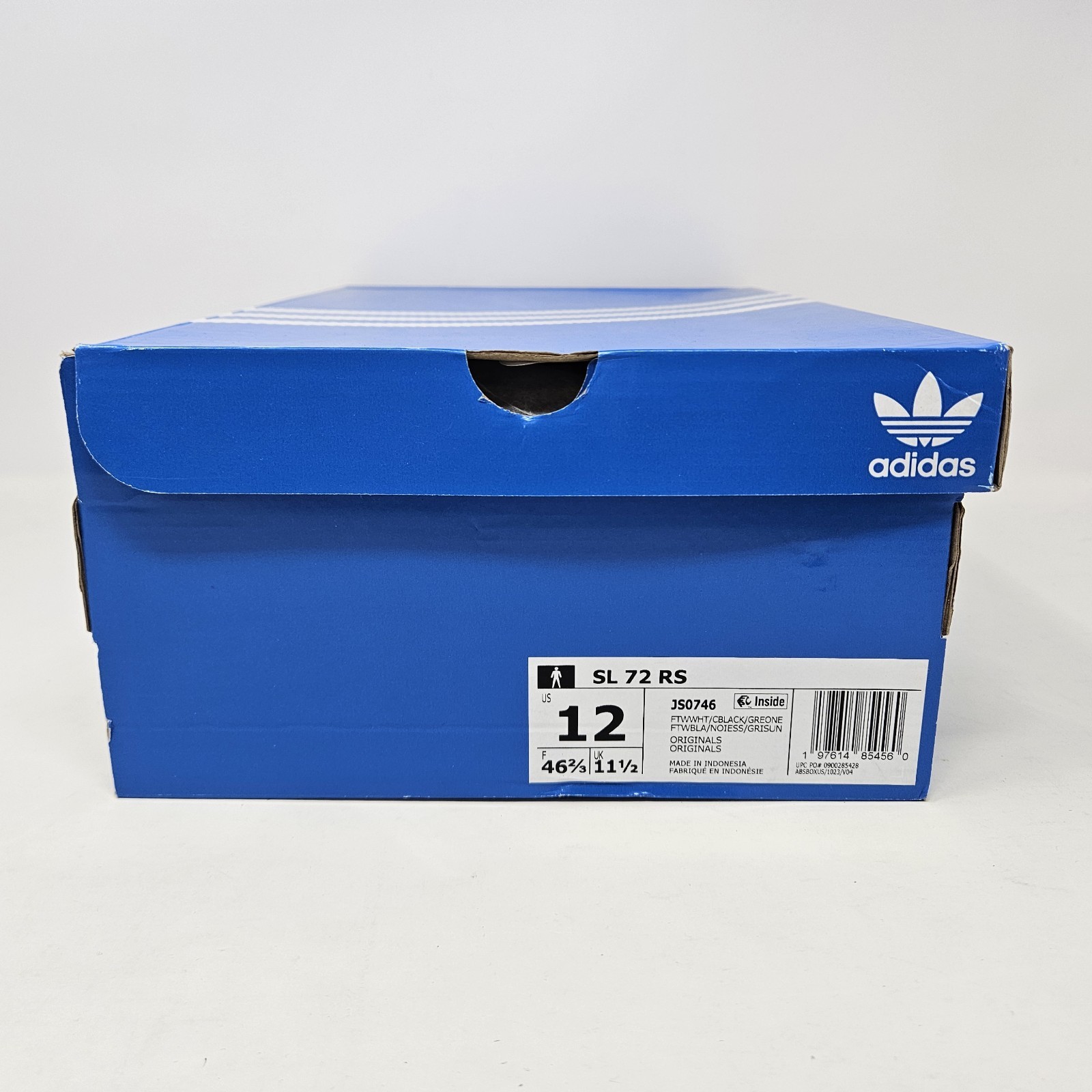 Adidas SL72 RS ‘White Black Red’ Classic Sneakers / JS0746 / Men’s Size 12