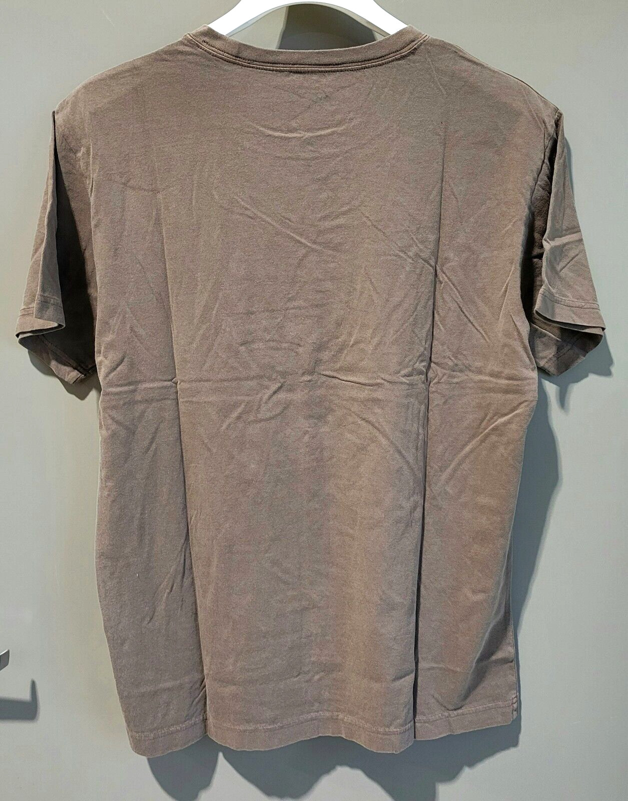 Original Use Manchester Brown SS Crewneck Cotton T-Shirt — Size Medium 38/40