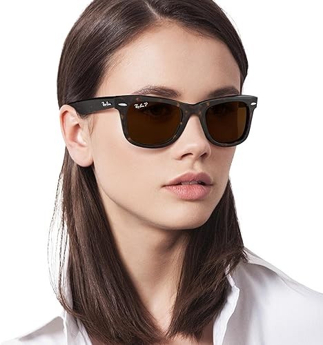 Ray-Ban RB2140 902/57 50 Original Wayfarer Tortoise Brown Polarized NEW w/ Tags