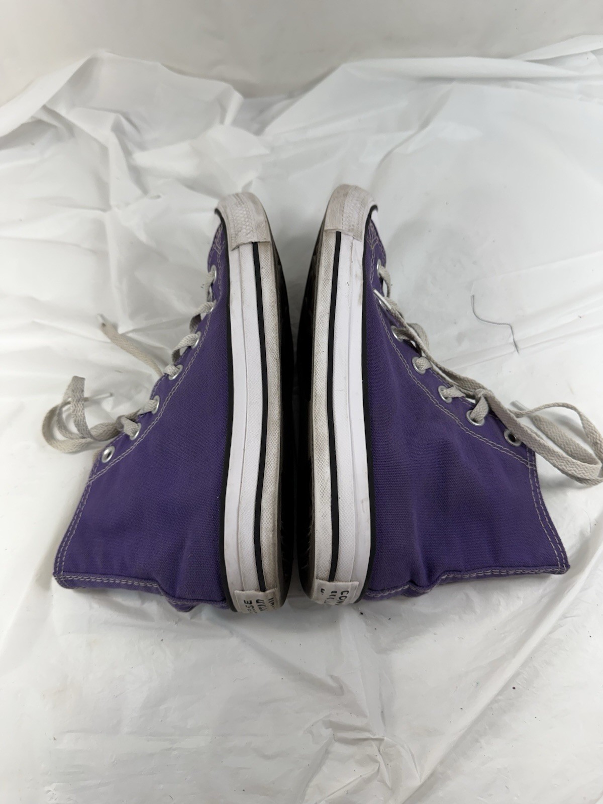 Converse Chuck Taylor All Star High Top Purple Canvas Sneakers 137833F Wo’s 8