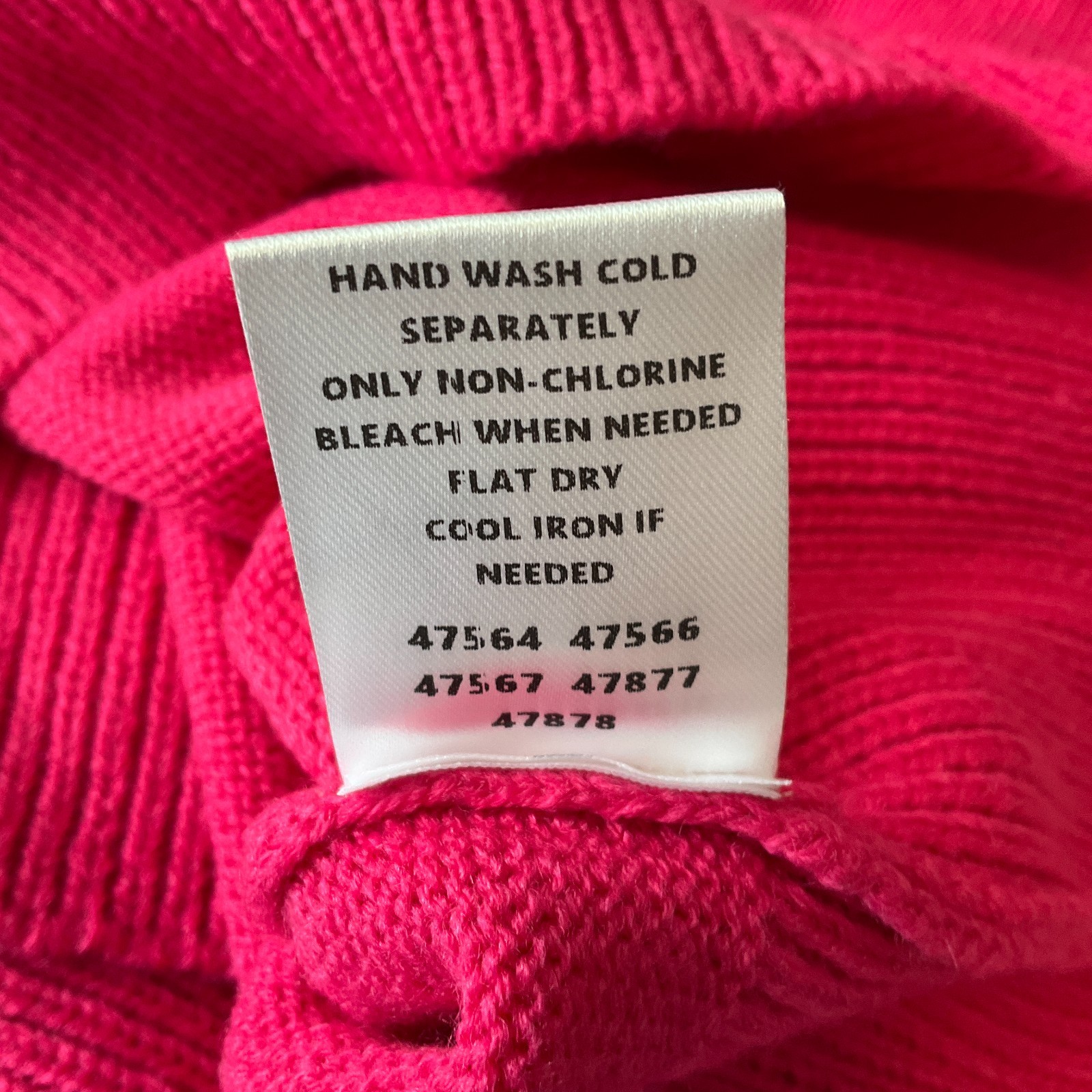Sugarlips Pullover Sweater Womens Size M Pink Long Sleeve Stretch Knit