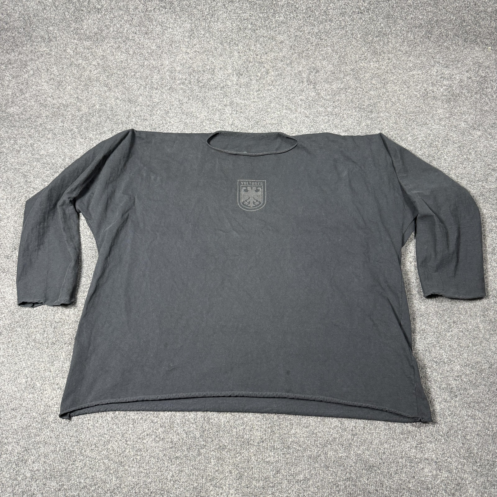 Kanye West Vultures Shirt Mens 2 Long Sleeve Eagle Crest Graphic Yzy Yeezy