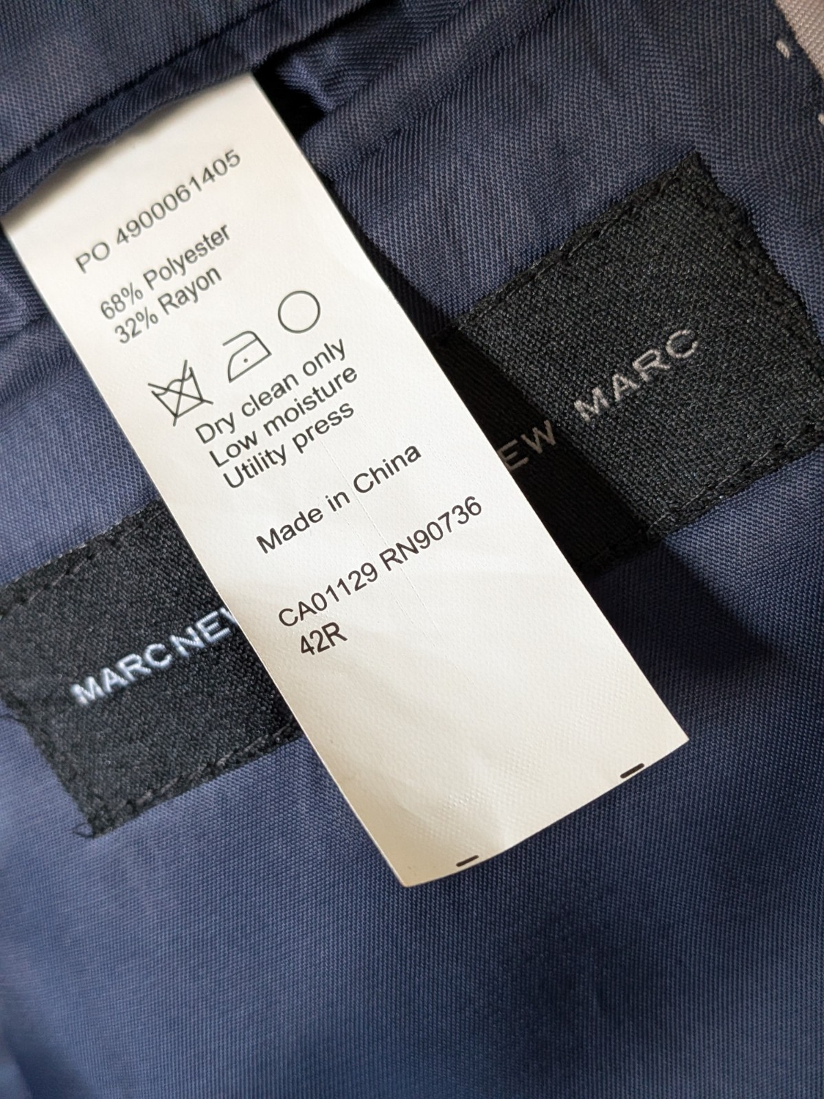 Marc New York Men’s Blue Blazer Jacket 42R Macy’s Men’s Suit Coat