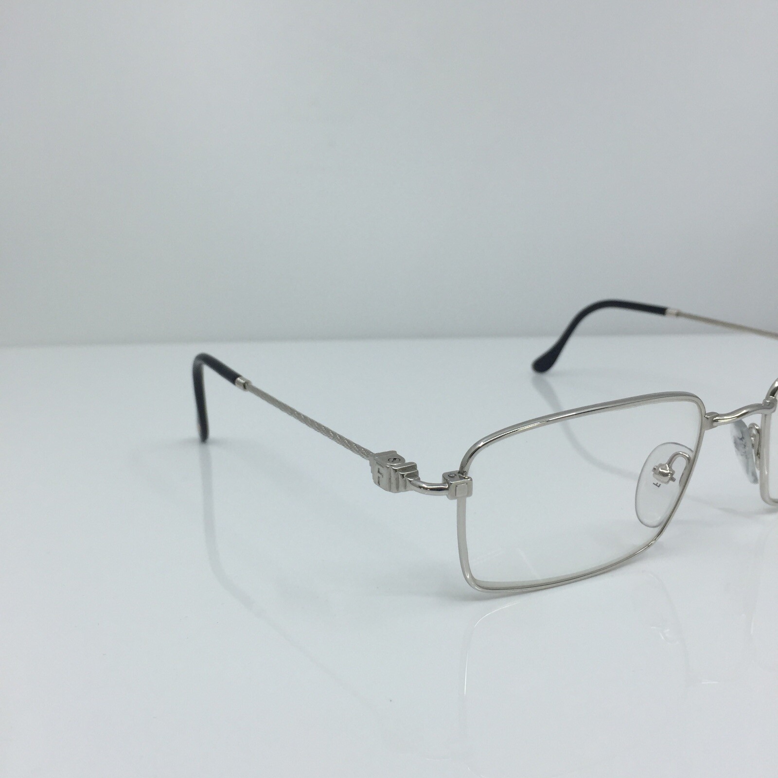 New Authentic Vintage FRED Lunettes Tropique Eyeglasses C. 002 Platine 53-20mm