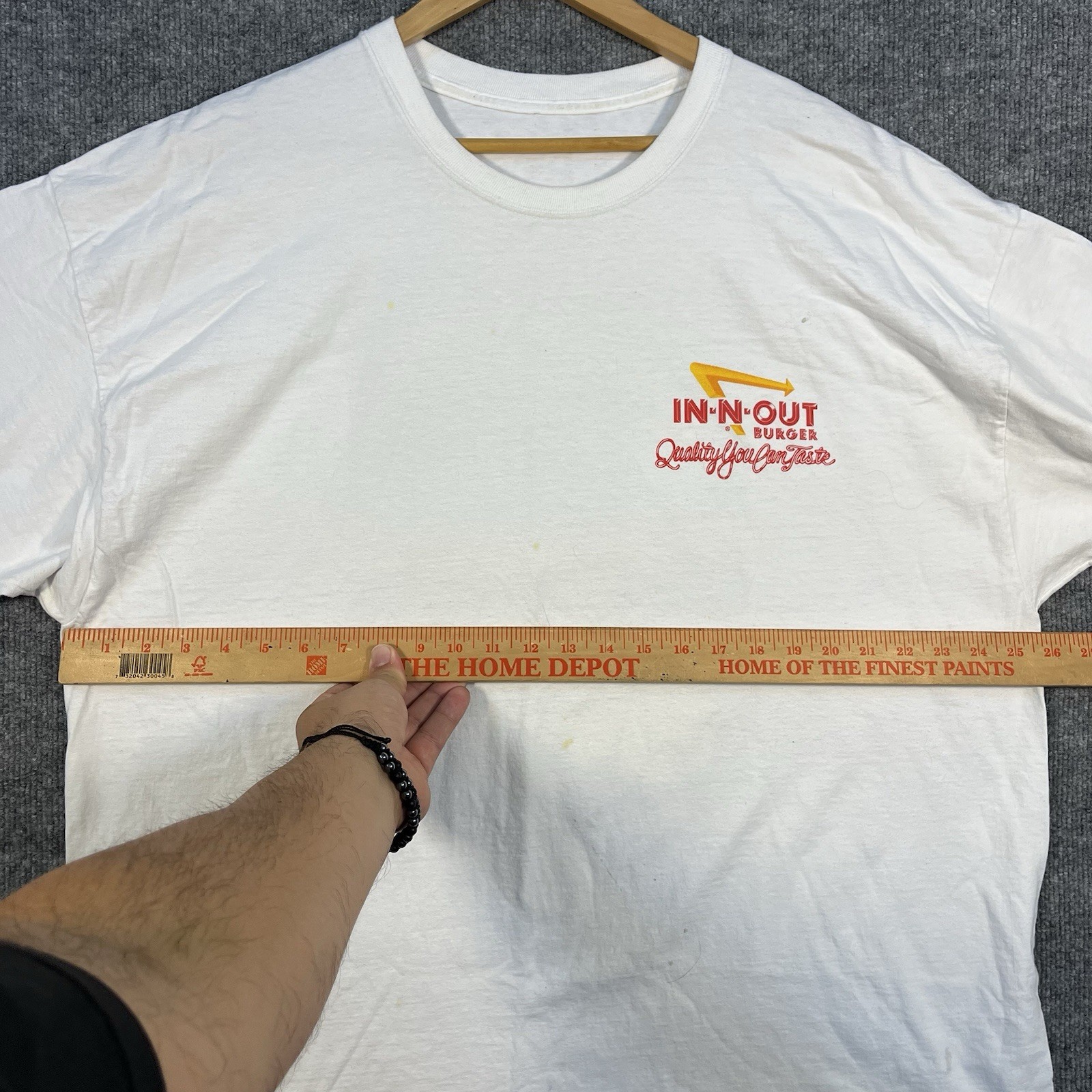 Vintage 90s In N Out Burger T-Shirt 1993 Anniversary California Mens 2XL Promo