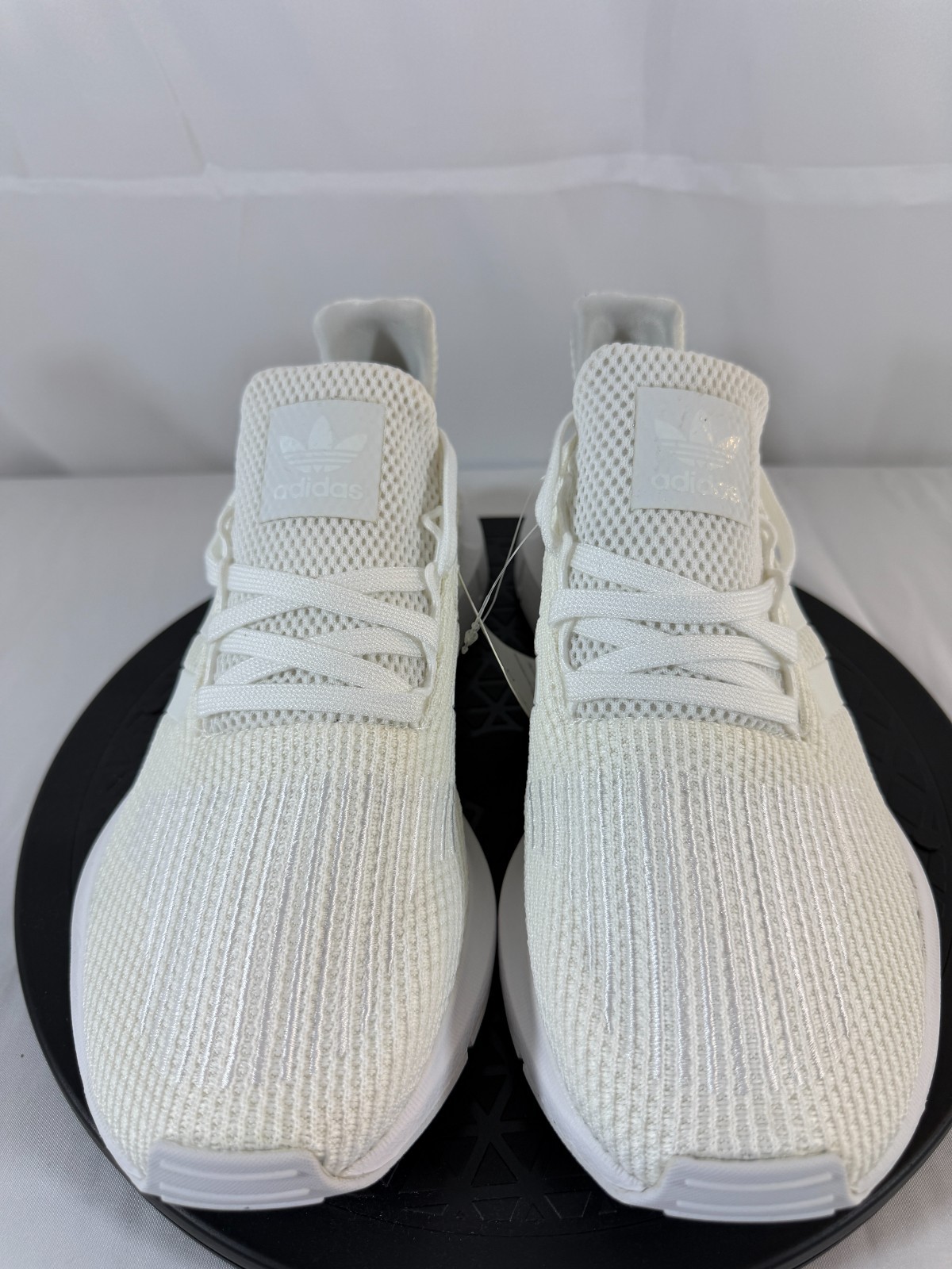 Adidas Shoes Mens 8.5 Swift Run Triple White B37725 Running Tennis Sneakers