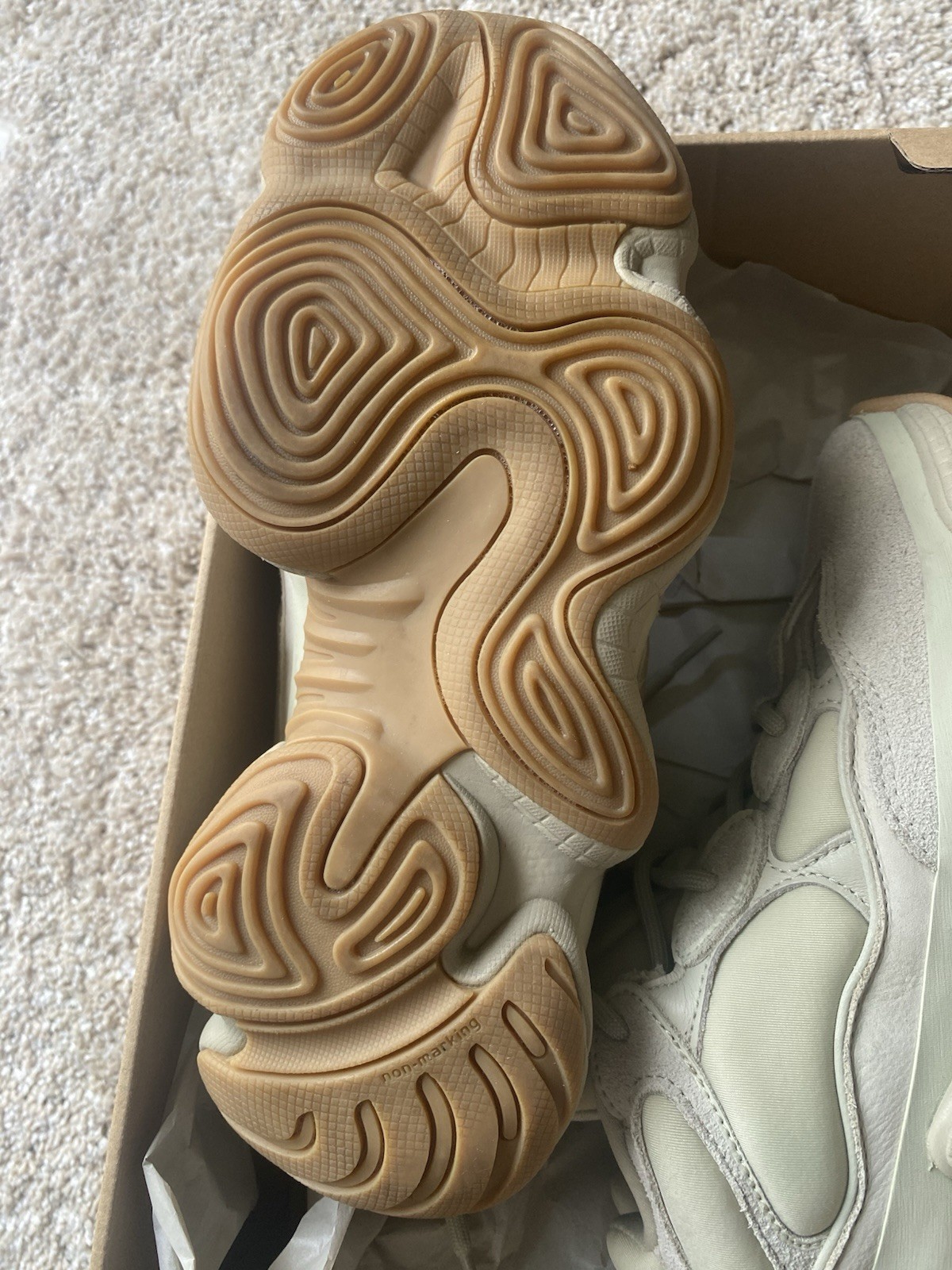 adidas Yeezy 500 Stone/Stone/Stone FW4839 Low Top Sneakers/ size 6.5